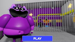 Escape Catnap DogDay Barry Killer CatNap POPPY BARRY'S PRISON RUN! (Obby) #scaryobby #roblox