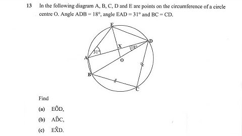 Circle Theorem 2025 GCE | Paper 1
