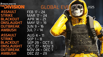 New 2025 Global Event Timeline Released for Tom Clancy
