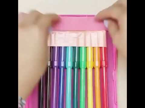 Cara Membuat  tempat pensil warna  dari  bekas CD YouTube