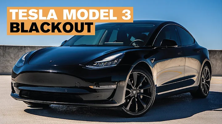 Tesla Model 3 Chrome Delete Blackout Package