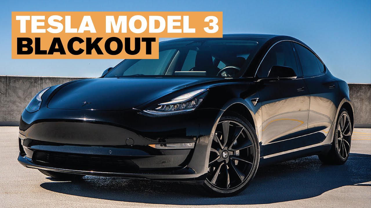 2018 Tesla Model 3 – Blackout Build – Vip Auto Accessories Blog