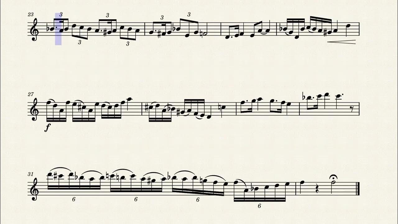 GISD HS Band Audition Music Alto Sax 20222023 YouTube