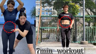 exercise to tighten one's stomach in seven minutes 7分で引き締めるお腹痩せエクササイズ【中国式エクササイズ】