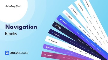 ZoloBlocks Navigation Menu Tutorial for WordPress Gutenberg Users