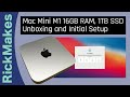 Mac Mini M1 16GB RAM, 1TB SSD Unboxing and Initial Setup