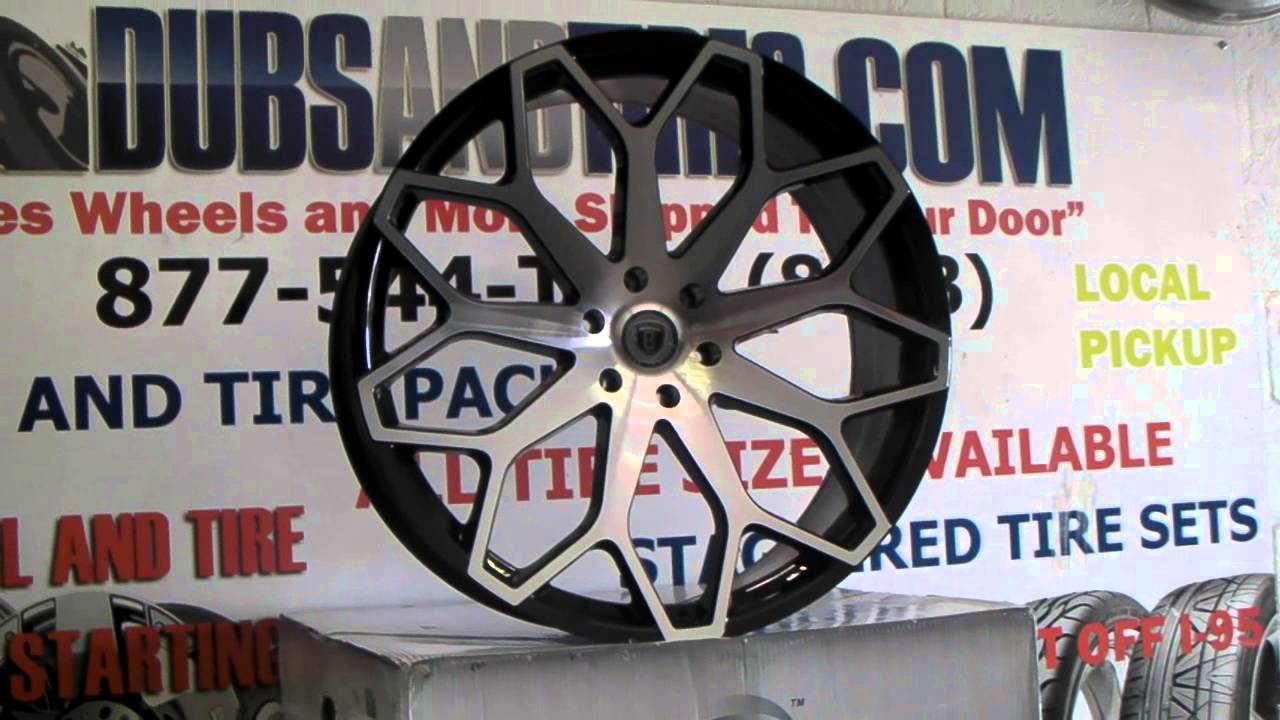 DUBSandTIRES.com 877-544-8473 Borghini B28 Black Machine Wheels Truck ...