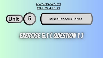 Exercise 5.1 [ Question 1 ]