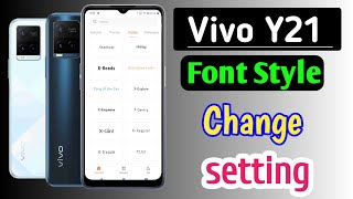 Vivo y21 font style change | vivo y21 me font kaise change kare | vivo font setting screenshot 5