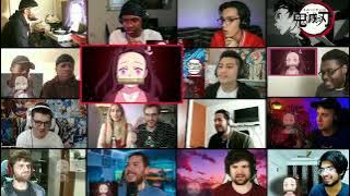 Kimetsu No Yaiba Opening 1 Reaction Mashup (鬼滅の刃OP1)