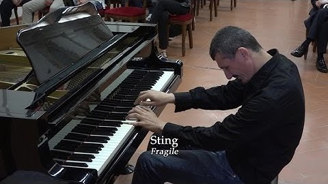 Sting "Fragile" -  Franco Piccinno, piano