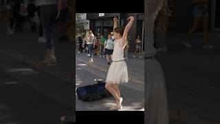 Miriam dancing in front of the crowd in Los Angeles! #streetdance #acrodance #dancer