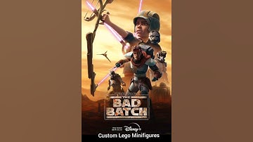 The Bad Batch season 2 Custom Lego minifigures