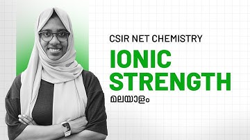 Concept of Ionic Strength | CSIR NET Chemistry Dec 2025