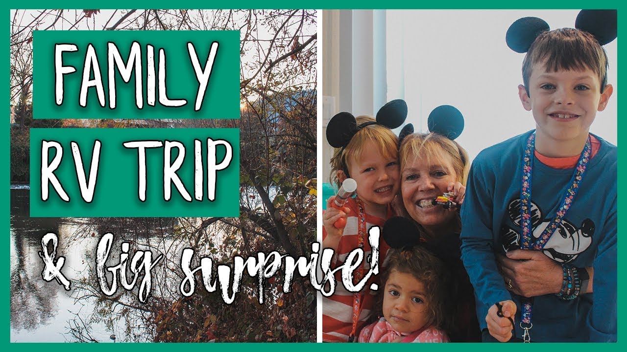 ⁣Family RV Trip & Disneyland Surprise - PART 1