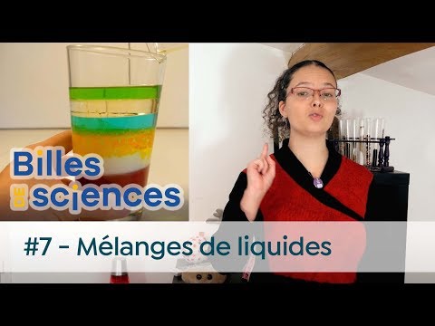 Vidéo: Quels liquides peuvent être superposés ?