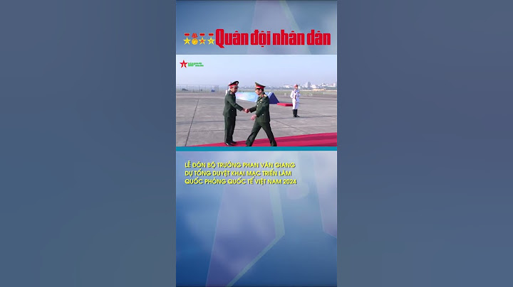 Lễ đón Bộ trưởng Phan Văn Giang dự Tổng duyệt khai mạc Triển lãm Quốc phòng quốc tế Việt Nam 2024
