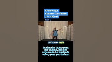 Pt9 Poi Counter Clockwise 2v4 Hybrid #español  #Poi #PoiLesson #PoiTutorial #PoiDance  #FlowArts