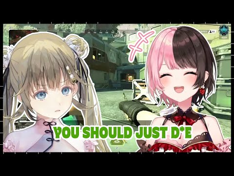Hinano Just can't Stop Laughing at Lisa and Vodoka【VSPO CLIP/SUB ID/SUB EN (CC)】