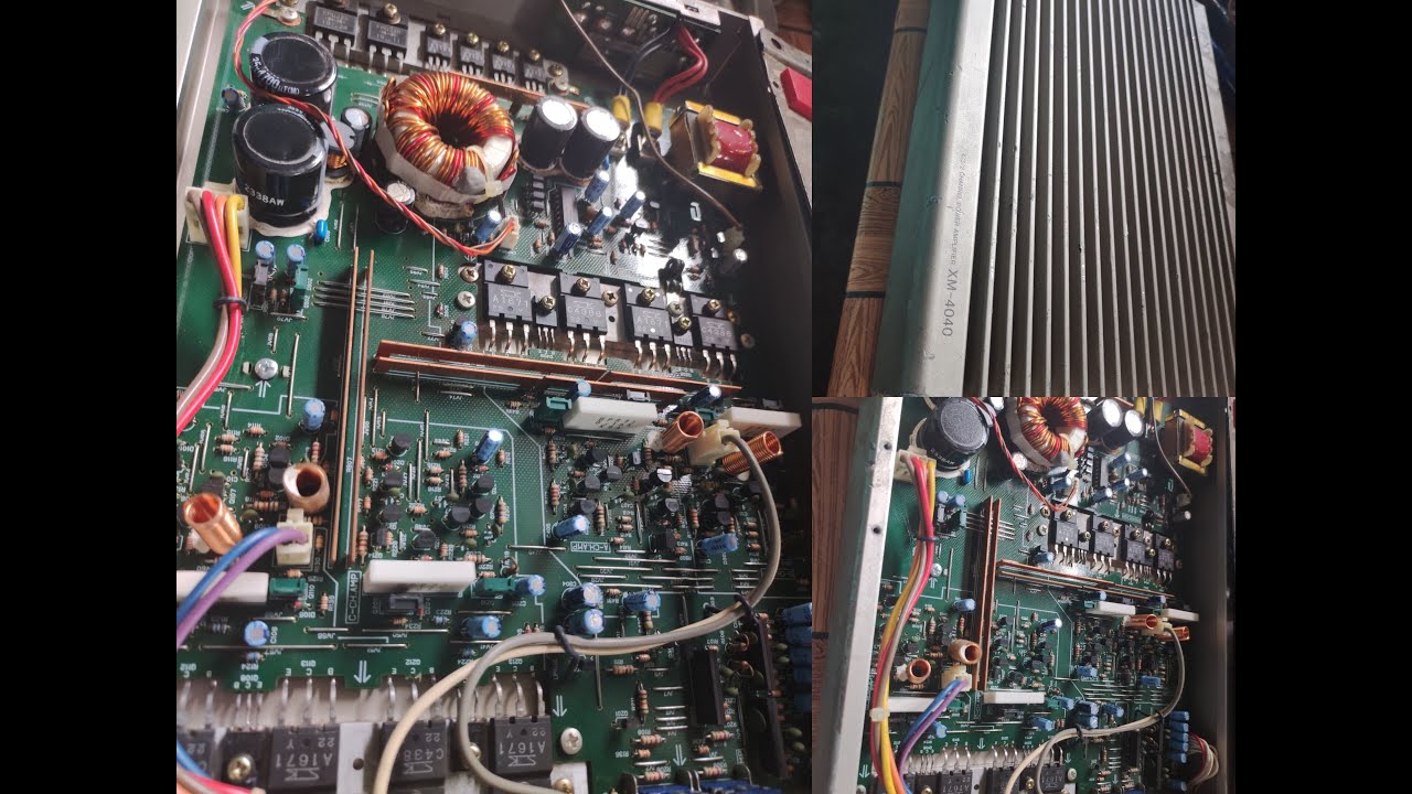 SONY XM 4040 AMP GUTS - YouTube