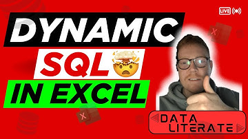 Stop Static SQL! Pass cell values as SQL parameters!