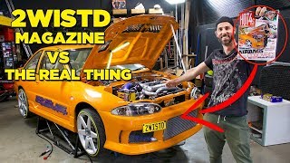 2WISTD - Magazine Cover VS The Real Car