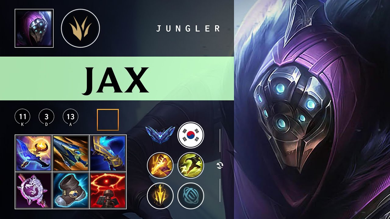 Jax Jungle vs Skarner - KR Diamond Patch 26.02