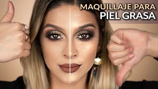 MAQUILLAJE DURADERO PARA PIEL GRASA