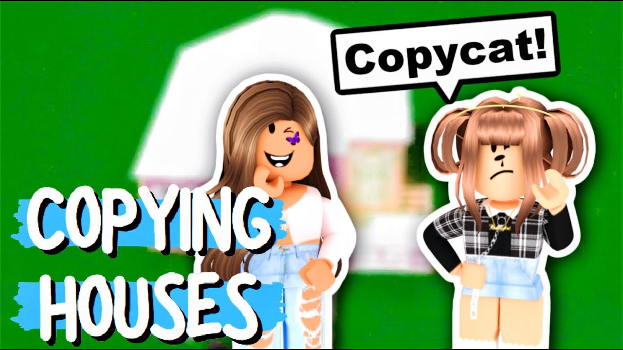 COPYING MY NEIGHBORS HOUSE... Bloxburg copying neighbors (Bloxburg ...
