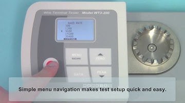 WT3 200 Wire Terminal Tester