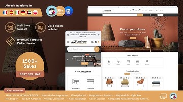 Furniture - Bestselling PrestaShop Theme & Its Features - TemplateTrip