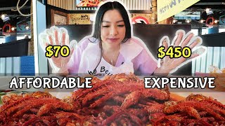 SEAFOOD - Affordable vs Expensive (The Boiling Crab)