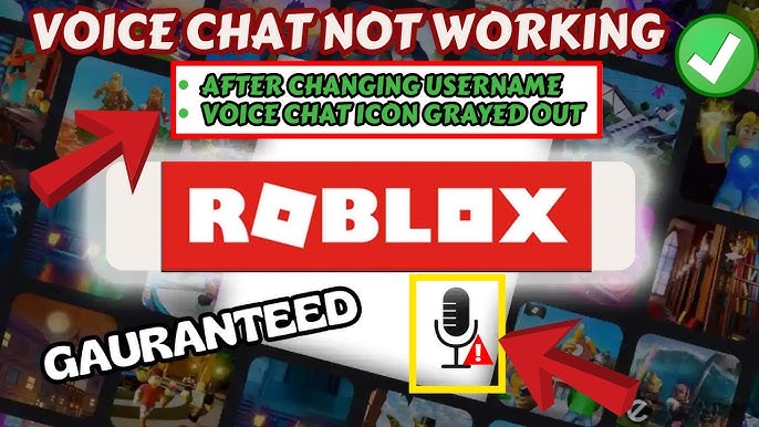 Why when people talk in Roblox voice chat I hear a glitching noise and I  can't hear them but they can hear me? How do I fix this? - Quora
