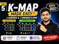 K-Map Made Easy 🔥 | 2 Variable & 3 Variable K-Map | GATE 2027 | Part 5