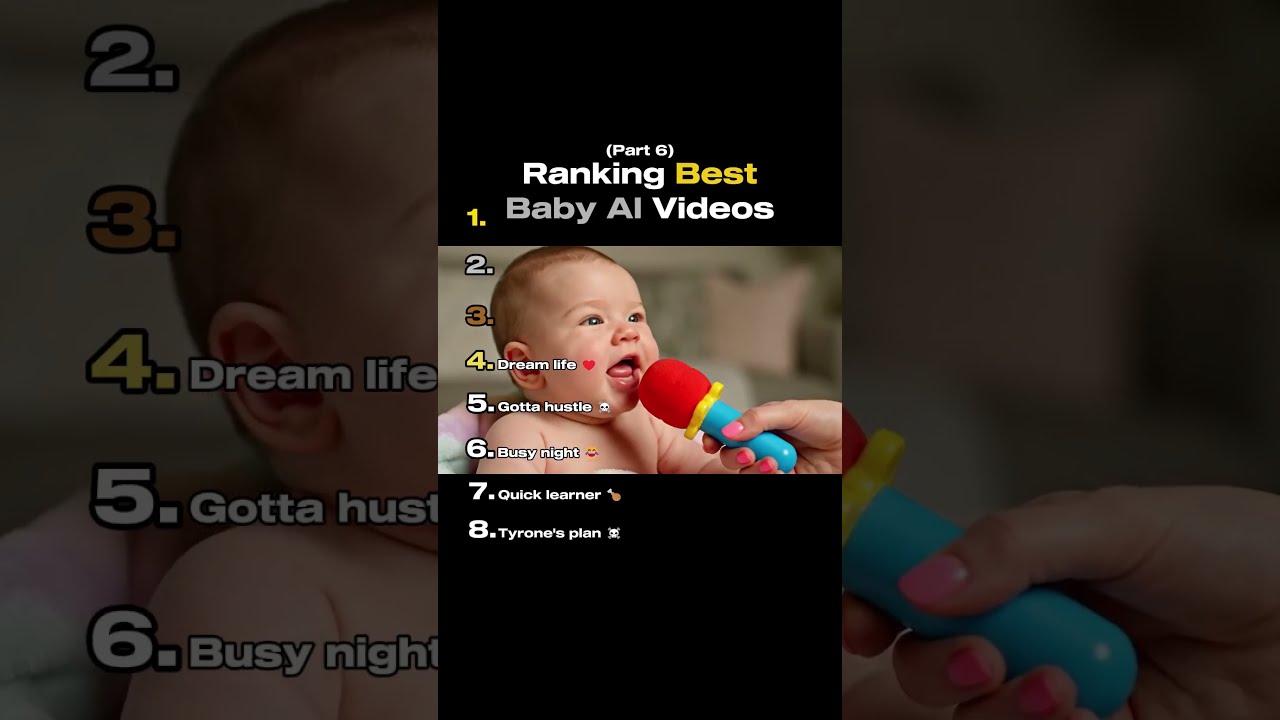 Ranking Best Baby AI Videos Shorts Funny Viral