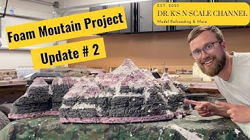 Project Foam Mountain: Update 2  (Model Railroad, Science Project, Diorama, War Gaming)