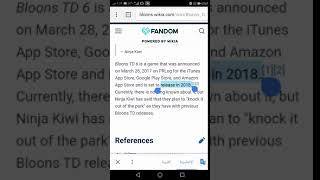 Bloons Tower Defense 6 (BTD6) will be released in 2018 (FANDOM, Bloons Wiki)