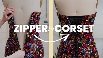 Jurken naaien: verander een rits in een korset! (Afl. 81)