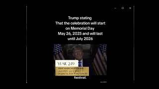 The World's Fair 2026! Trump 250 Year USA Celebration!