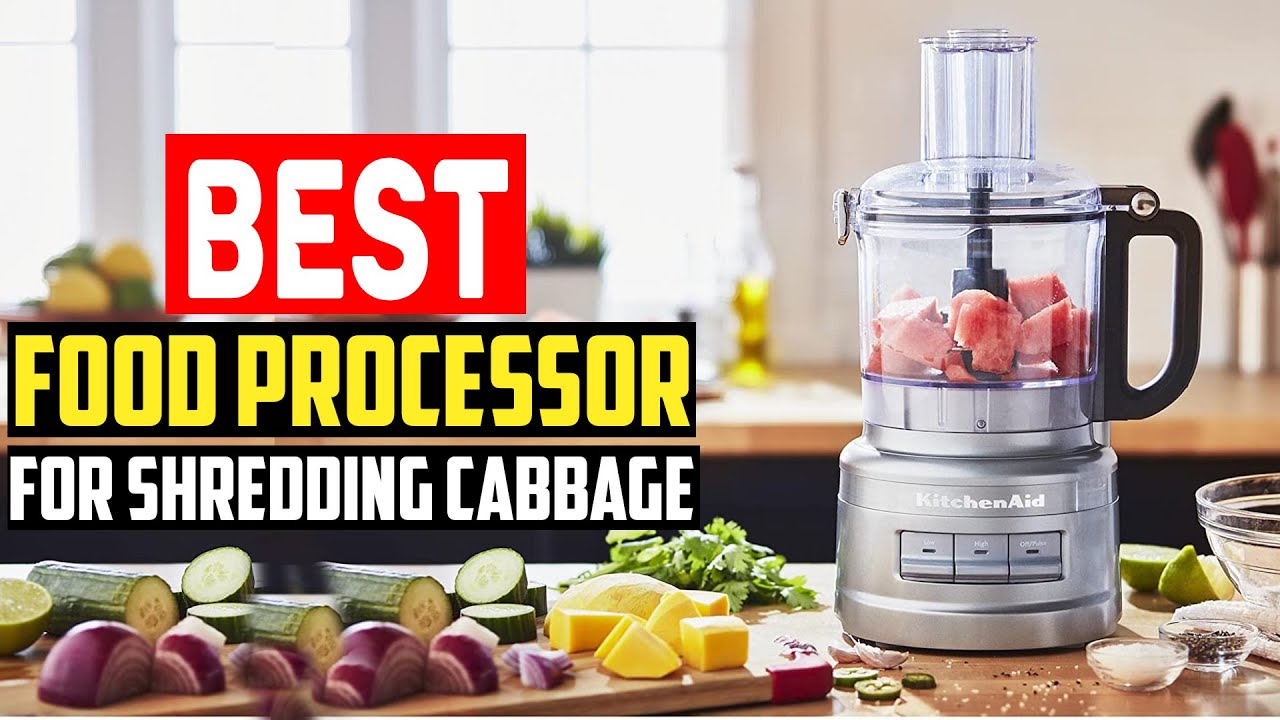 How to shred cabbage (food processor and by hand)