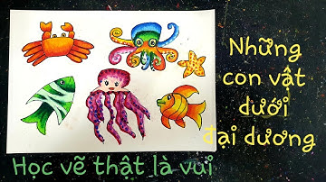 Mĩ Thuật 2\ Bài 2: Những Con Vật Dưới Đại Dương \Chân Trời Sáng Tạo\ Học Vẽ Thật Là Vui