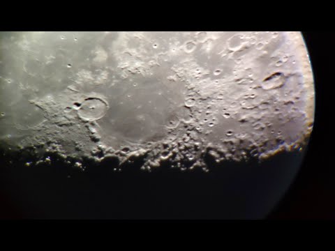 MOON in Telescop 336X Online ЛУНА ВИД В ТЕЛЕСКОП 04.2020 Subtitles translation