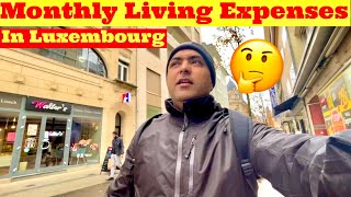 Monthly Living Expenses in Luxembourg | Accommodation Problems | Cora & Aldi Grocery Shopping | Vlog