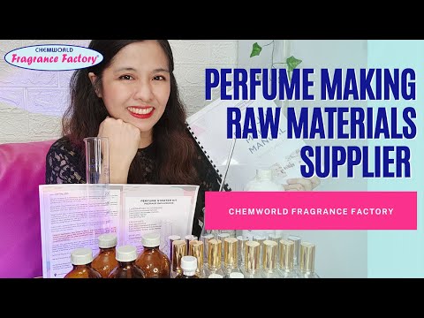 PERFUME MAKING RAW MATERIALS SUPPLIER- CHEMWORLD FRAGRANCE FACTORY // PHILIPPINES