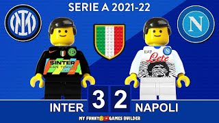 Inter - Napoli 3-2 • Serie A 2021\/22 • Gol e Sintesi 21\/11\/21 • All Goals \& Highlights Lego Football