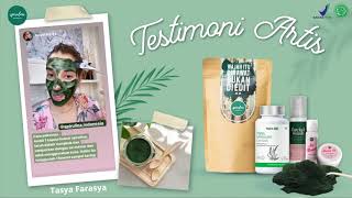 REVIEW MASKER SPIRULINA BY : Tasya Farasya