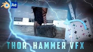 THOR HAMMER VFX made by using blender and after effects