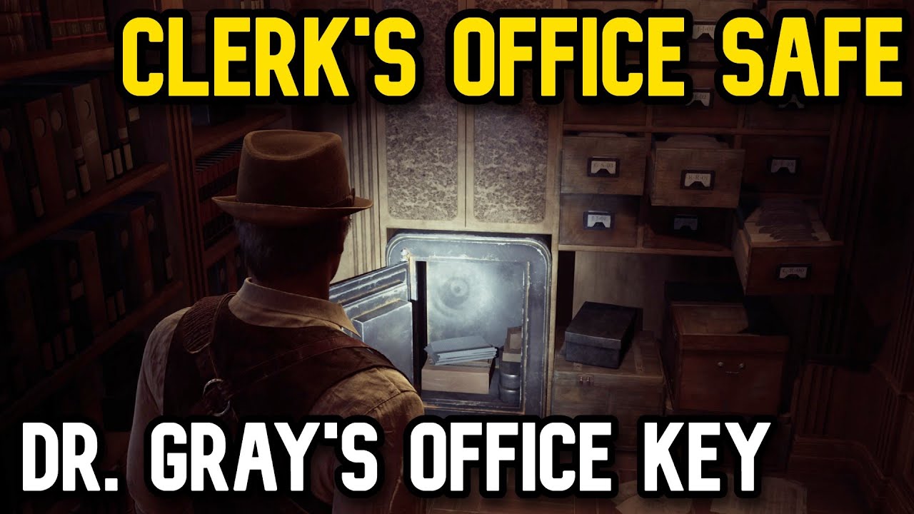 Alone in the Dark Clerk's office safe code - YouTube