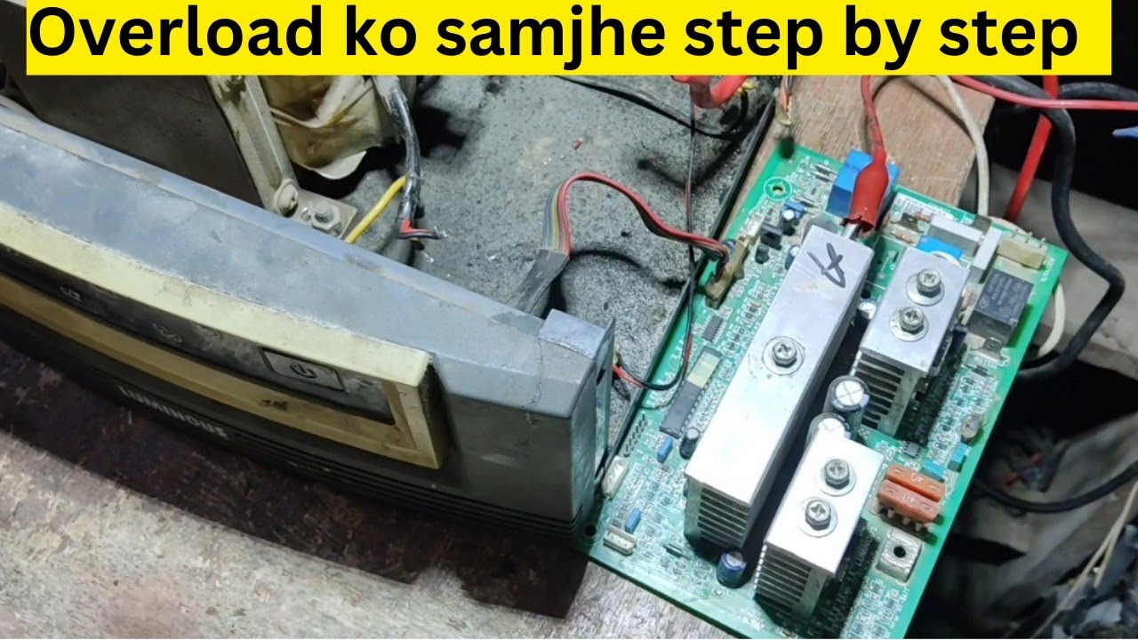 Luminous inverter eco watt +950va Overload problem