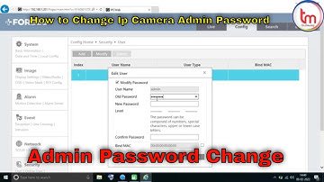 How to Change Admin Password | IP Camera Admin Password Change